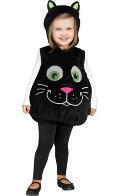 baby girl black cat costume