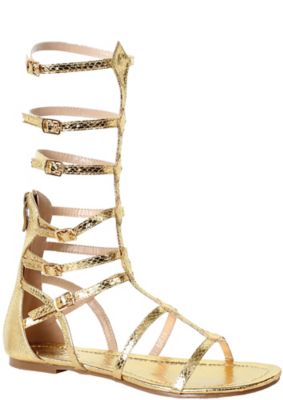 womens gold gladiator sandals