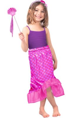 pink mermaid costume child