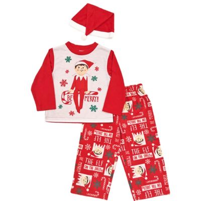 kids Unisex Toddler Elf on the Shelf Pajamas Size 4T Multi-Colored