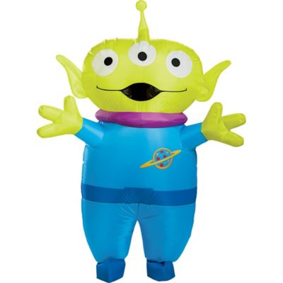 dog toy story alien costume