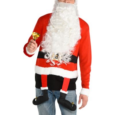 santa blow sweater