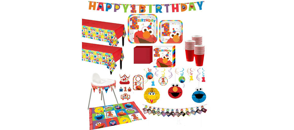  Elmo  1st Birthday  Party  Supplies  Party  City 