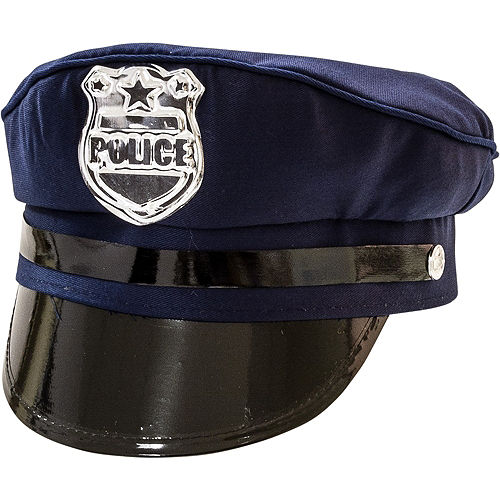 Black BESTOYARD Badge Police Cap Party Cosplay Costume Police Hat
