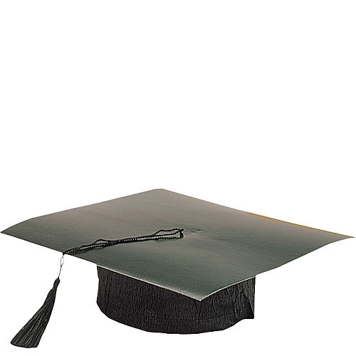 Haifly Black Student Graduation Cap and Graduation Sash Mortarboard Hat Graduated Party Supplies