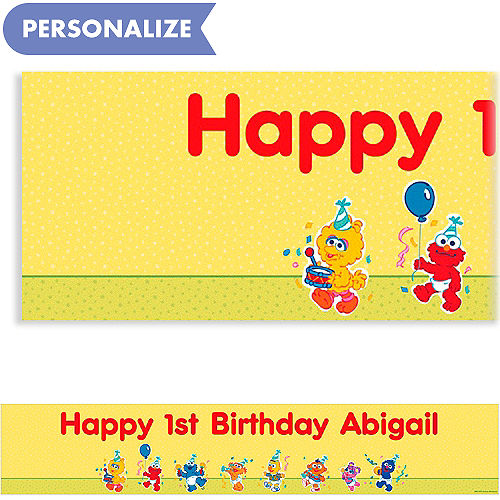 Custom 1st Birthday Banners Party City
