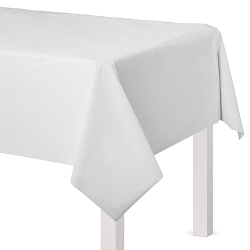 White Plastic Table Cover 54in X 108in, What Is A Table Cover