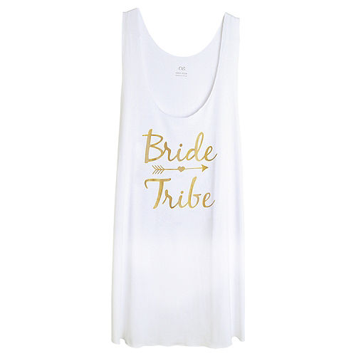 Bachelorette Party Bride Bridesmaid T Shirt Tank Top Bride Tribe Arrow 3dRose Tory Anne Collections Quotes Flip Straw 21oz Water Bottle wb_292530_2