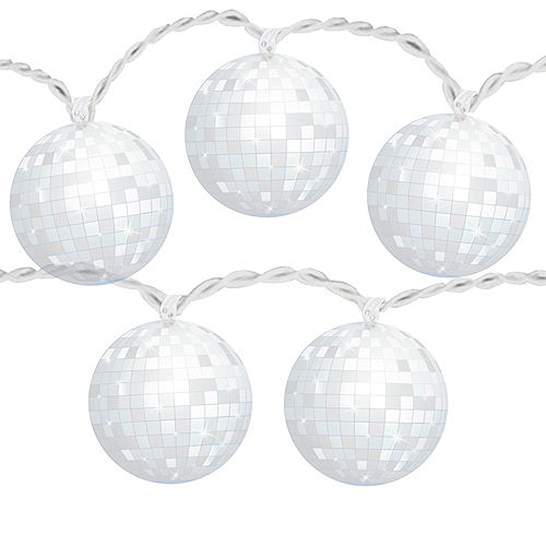 Good Vibes 70s Disco Ball Led String, Ball String Lights Kmart