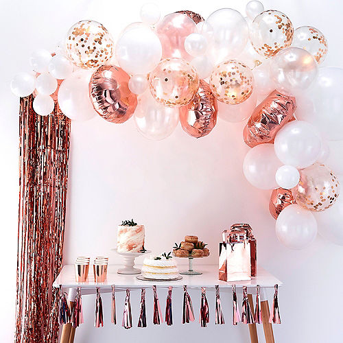 Foil Backdrops Rose Gold Party deko 30th Birthday Decorations for her Men Photo Props Birthday Sash Hanging Swirl Plates Cupcake Topper Birthday Balloons Pennant