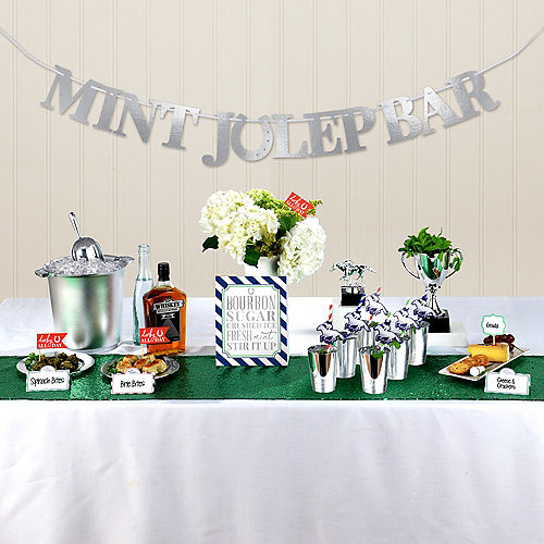 Mint Julep Bar Decorating Kit Party City - Juleps Home Decor