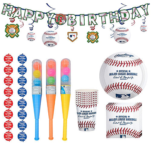 MLB Balloon Table Decorations