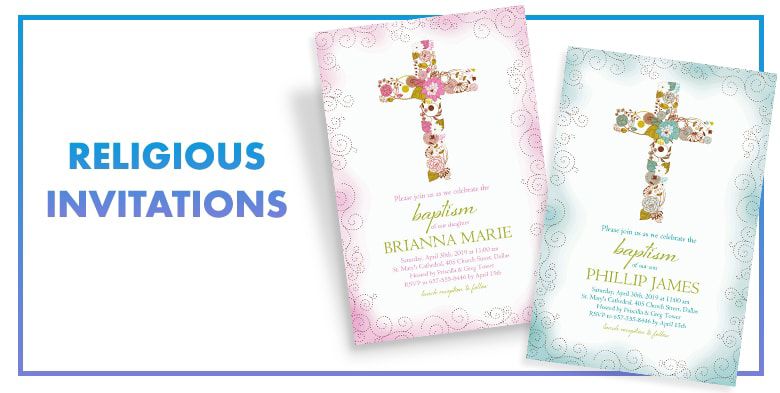 Christian Baptism Invitations 9