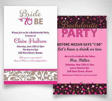 Bachelorette Invitations Party City 3